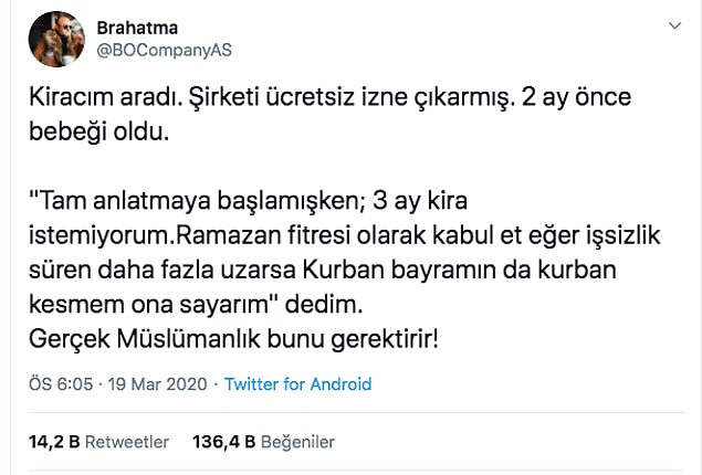 Hep birlikte yardımlaşarak ve dayanışarak bu zor günleri atlatabiliriz! İyi ki varsınız güzel insanlar...
