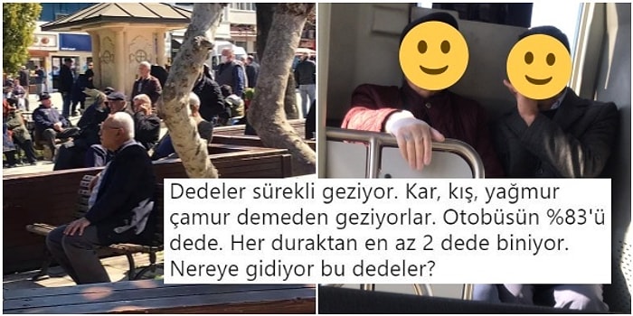 Nereye Gidiyorsunuz Dedeler? Koronavirüsü Dinlemeyerek Evden Fıtı Fıtı Çıkan Yaşlıların İnanılmaz Israrı