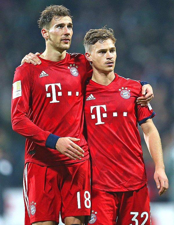 2. Bayern Münich’te oynayan Leon Goretzka ve Joshua Kimmich, Koronavirüs mağdurlarını desteklemek için bir bağış kampanyası başlattılar ve başlangıçta şahsi olarak 1 Milyon Euro bağışladılar.