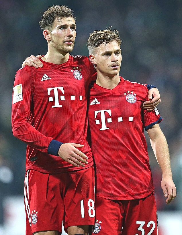 2. Bayern Münich’te oynayan Leon Goretzka ve Joshua Kimmich, Koronavirüs mağdurlarını desteklemek için bir bağış kampanyası başlattılar ve başlangıçta şahsi olarak 1 Milyon Euro bağışladılar.