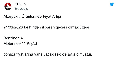 Bu Gece Yarısından İtibaren Geçerli: Benzine 4, Motorine 11 Kuruş Zam