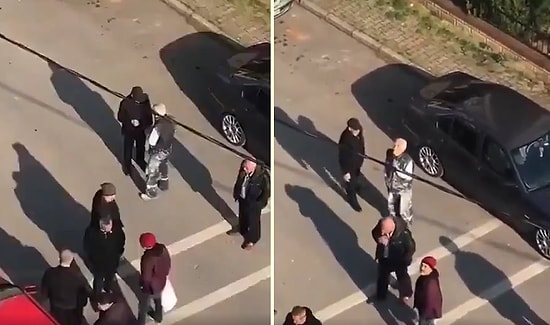 Sokaktaki Yaşlı İnsanlara 'Yaşlılar Evinize Gidin' Diye Bağıran Adam