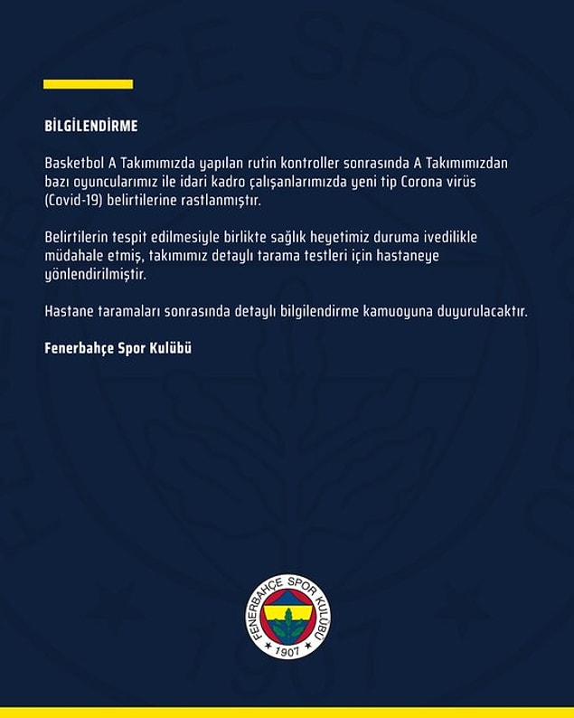 Bilgilendirme bu şekilde yapıldı: