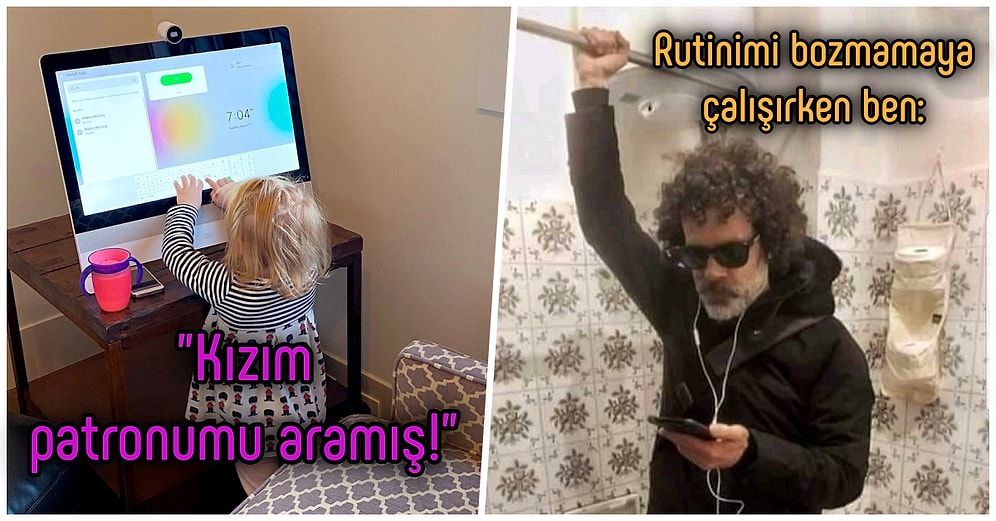 Evden Çalışmaya Başlamalarının Ardından Ofiste Geçirdiği Günleri Mumla Arayan 16 Dertli Beyaz Yakalı