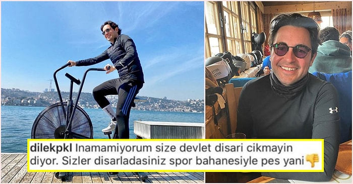 Hacı Sabancı, Açık Havada Spor Yapmasına Tepki Gösteren Takipçisine Verdiği Cevapla Biz Fakirleri Dumura Uğrattı