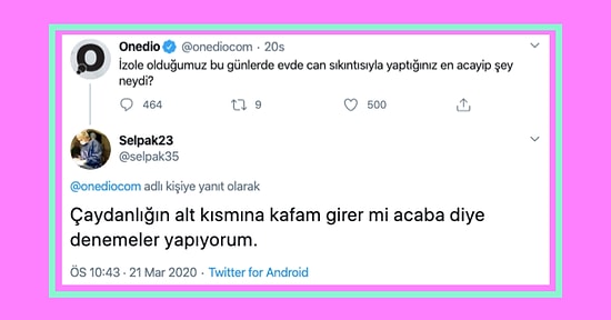 İzole Oldukları Günlerde Can Sıkıntısıyla Yaptıkları En Acayip Şeyleri Paylaşarak Nasıl Delirdiğimizi Gösteren 17 Takipçimiz