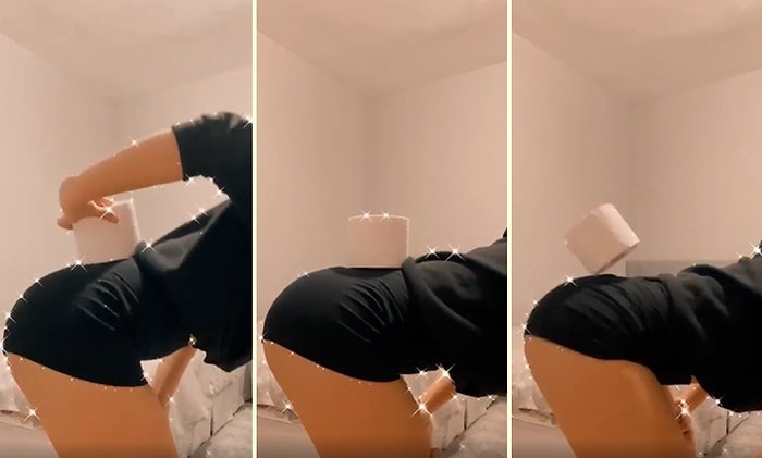 Ev Karantinası Altında Olan İnsanlardan 'Popo Üzerinde Tuvalet Kağıdı Çevirme' Akımı