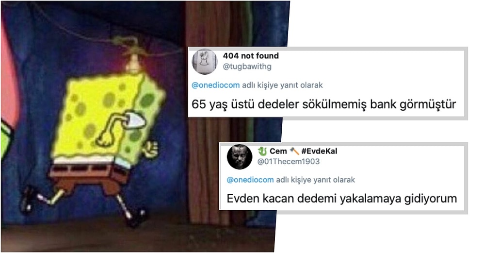 Sünger Bob'un Koşarak Uzaklaştığı Fotoğrafını Alıntılayarak Yaptıkları Tespitlerle Hepimizi Güldüren Takipçilerimiz