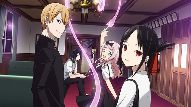 10. Kaguya-sama wa Kokurasetai: Tensai-tachi no Renai Zunousen