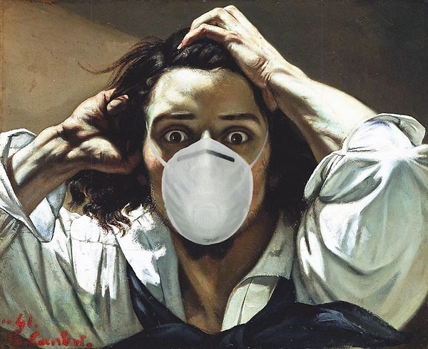 11. «Отчаяние. Автопортрет» Гюстава Курбе, 1843-1845