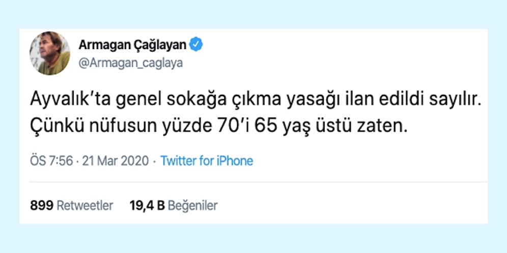 65 Yaş Üstüne Gelen Sokağa Çıkma Yasağı İçin Yaptıkları Tespitlerle Güldüren 15 Kişi