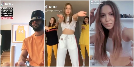 Sosyal İzolasyonda Evde Kalırken Can Sıkıntısını TikTok'ta Atmaya Karar Veren 16 Ünlü
