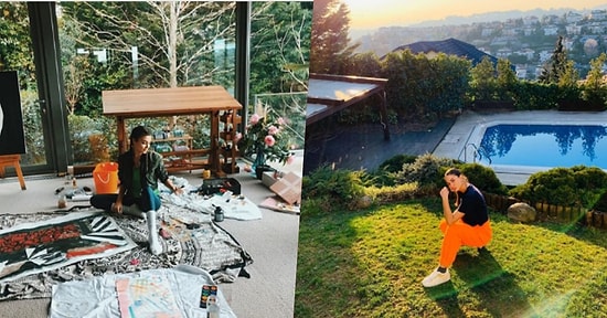 'Böyle Evde Ben de Karantinaya Girerim' Diyeceğiniz Ünlülerin Birbirinden Güzel Evleri
