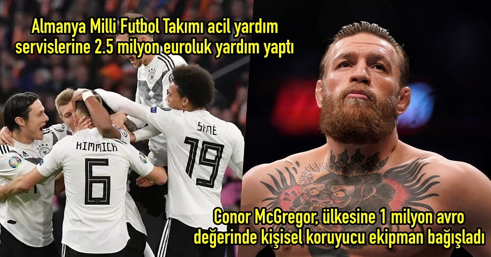 Spor Dünyası Tek Yürek! Koronavirüs Salgınından Etkilenen İnsanlar İçin Yardım Yağıyor