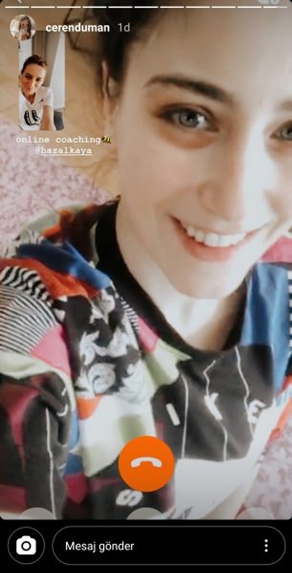 9. Хазал Кая тоже занимается спортом...