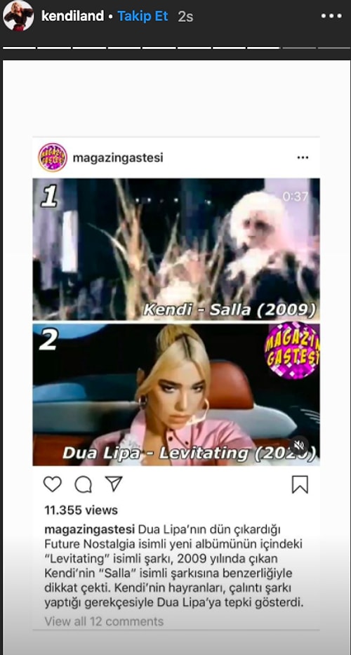 Dua Lipa'nın Yeni Şarkısının, Şarkıcı Kendi'nin 'Salla' İsimli Şarkısına Olan Benzerliği Ortalığı Karıştırdı!