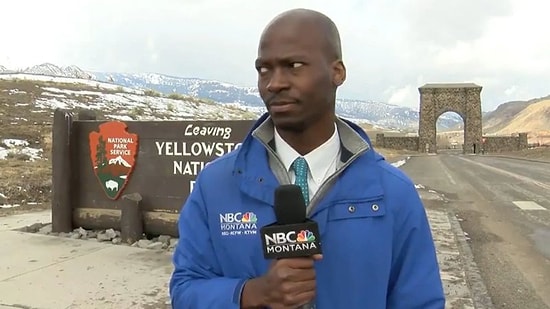 NBC Muhabirinin Üzerine Gelen Bizonlar Nedeniyle Yaşadığı Korku Dolu Anlar