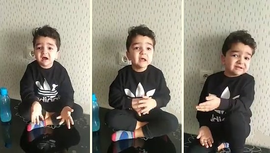 Sizin Yüzünüzden Dışarı Çıkamıyorum, Göle Gidemiyorum Diyen Ufaklık: 'Ellerinizi Yıkayın, Evden Çıkmayın'