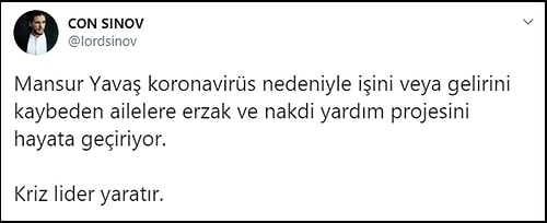 Mansur Yavaş’tan Koronavirüs Nedeniyle İşsiz Kalanlara Nakit ve Gıda Yardımı