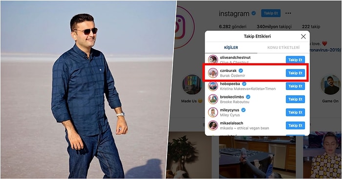 As Bayrakları As! Güler Yüzlü Aşçımız Czn Burak, Instagram'ın Resmi Hesabından Takip Ettiği İlk Türk Hesap Oldu