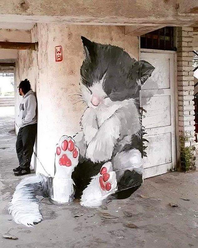 19. Sokak kedisi, sanatçı: Murderhands