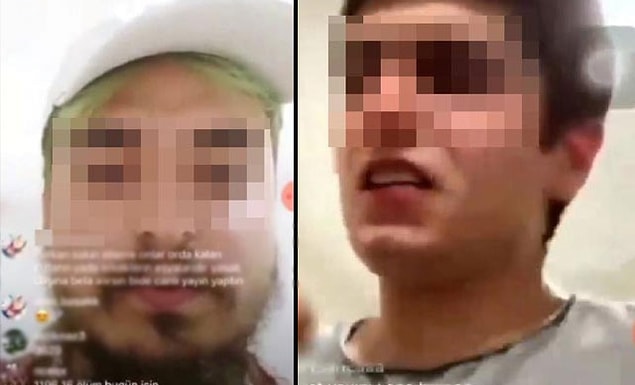 Sosyal medya hesabından hakaret içerikli canlı yayın yapmışlardı