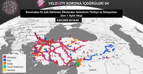 Veloxity'nin Verilerine Göre Koronavirüs, Türkiye'de Nasıl Yayıldı?