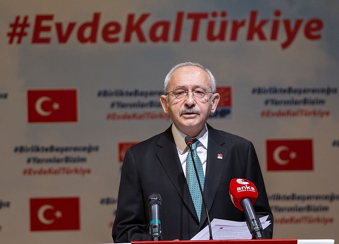 Kılıçdaroğlu'ndan İktidara Çağrı: 'Genel Karantina İlan Edilsin, Faturalar Faizsiz Ertelensin'