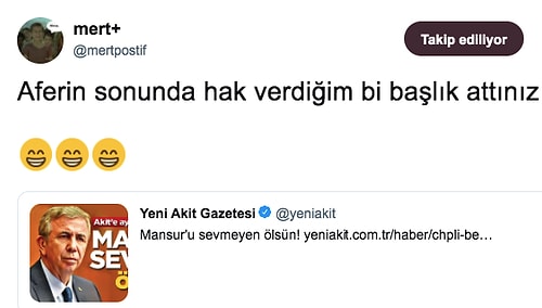 Mansur Yavaş Yeni Akit'e Sağlık Kiti Göndermeyince Akit'in Gazeteye Attığı Manşet Bomba Etkisi Yarattı