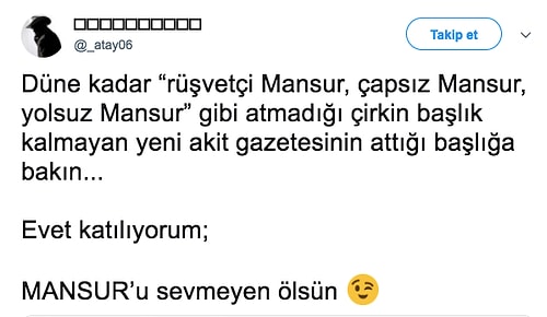 Mansur Yavaş Yeni Akit'e Sağlık Kiti Göndermeyince Akit'in Gazeteye Attığı Manşet Bomba Etkisi Yarattı