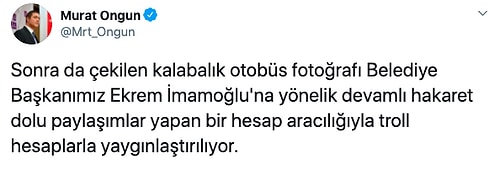 Troller Yine Devrede! Sosyal Medyada Dolaşan Dolu Otobüs Fotoğrafına Ekrem İmamoğlu'ndan Cevap Gecikmedi