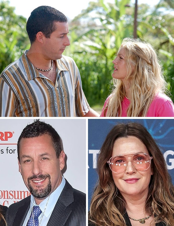 7. Дрю Бэрримор и Адам Сэндлер (50 первых свиданий)