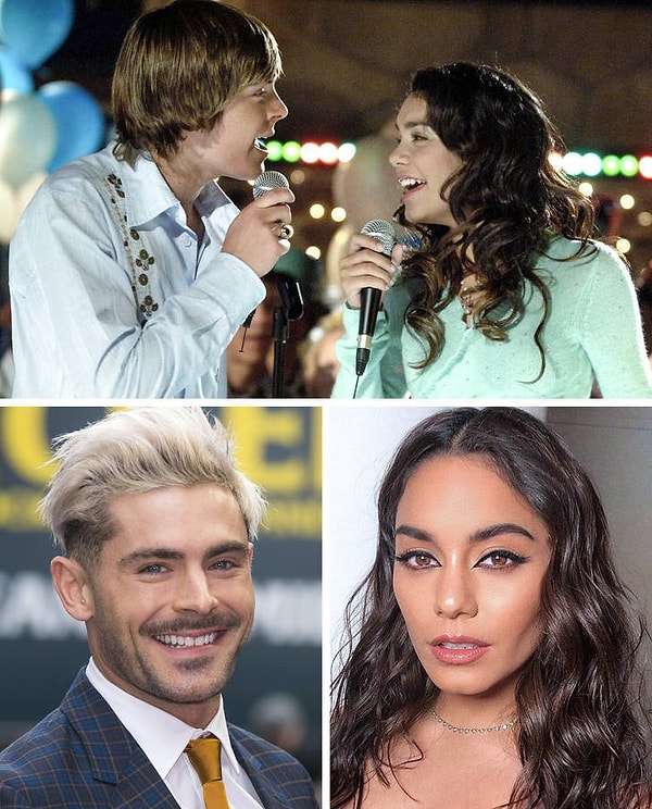 11. Зак Эфрон и Ванесса Хадженс (Классный мюзикл)