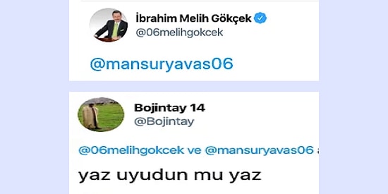 Melih Gökçek Gecenin Köründe Mansur Yavaş'ı Stalklarken Yakalanınca Twitter Şenlendi