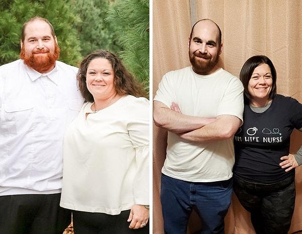 4. "Eşim ve ben bir buçuk senede 136 kilo verdik!"