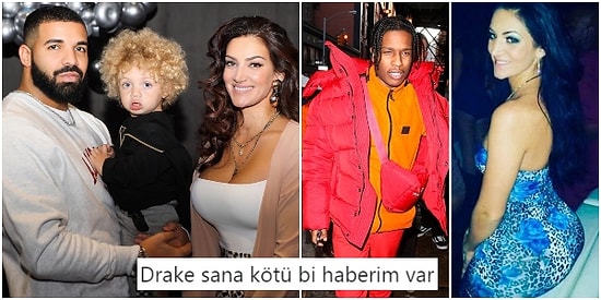 Drake Olaylı Kabullenme Sürecinin Ardından Emekli Porno Yıldızı Eski Sevgilisinden Olan Oğlu Adonis'i Dünyayla Tanıştırdı