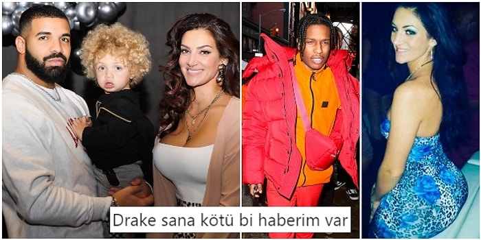 Drake Olaylı Kabullenme Sürecinin Ardından Emekli Porno Yıldızı Eski Sevgilisinden Olan Oğlu Adonis'i Dünyayla Tanıştırdı