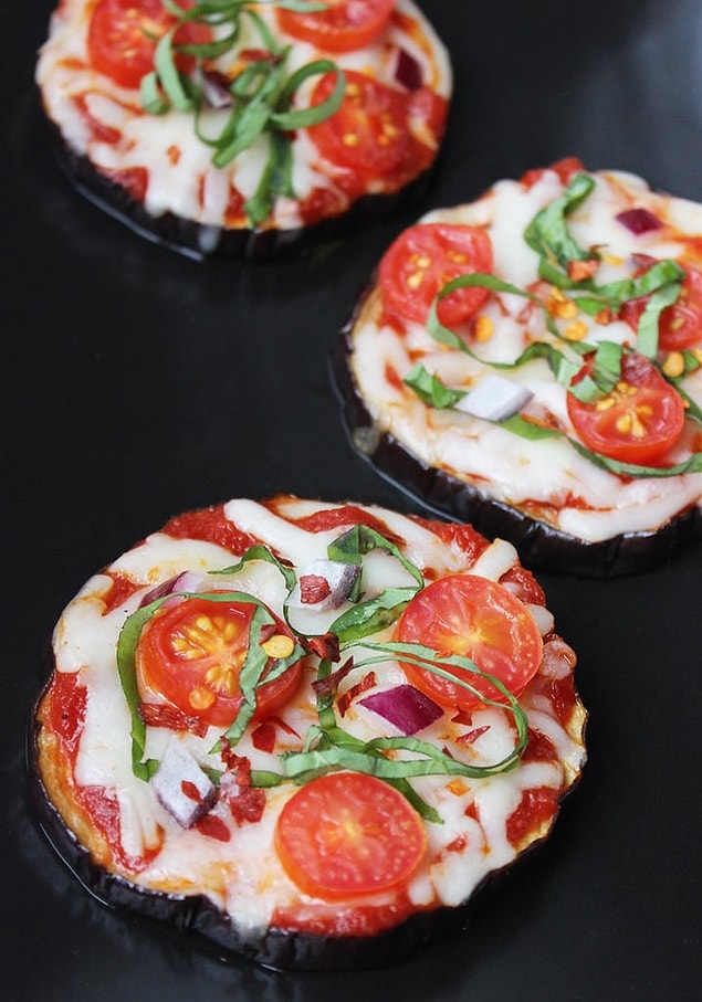 Patlıcan Tabanlı Pizza Tarifi