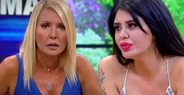 3. Ebru Polat ile kendisini 'şişme bebek'e benzeten Seda Akgül birbirine girdi!