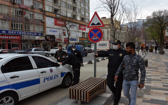 Kurallara uymayanlara kabahatlar kanundan ceza kesildi