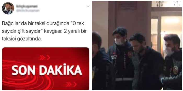 'Goygoy Olsun Diye Yaptım' Dedi: 'Taksiciler 0 Tek Sayıdır-Çift Sayıdır Kavgası Etti' Tweetini Atan Kişi Gözaltına Alındı