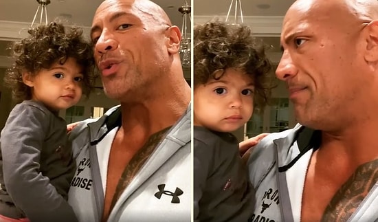 Dwayne Johnson'ın Kızıyla Arasında Geçen Aşırı Tatlı Sohbet Anları