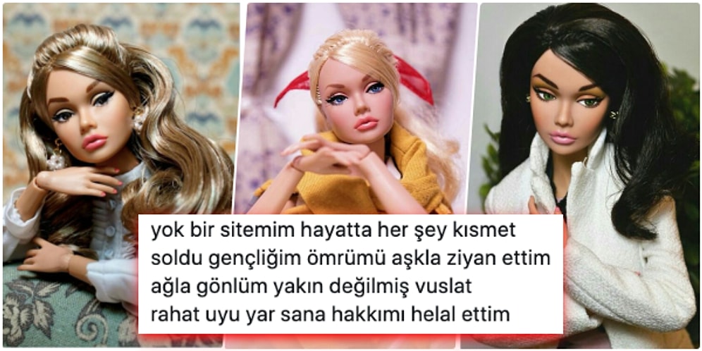Onlar da Dertli! Aşk Acısı Çeken Oyuncak Bebeklerin Her Birinde Kendinizi Bulacağınız Arabeske Düşmüş Halleri
