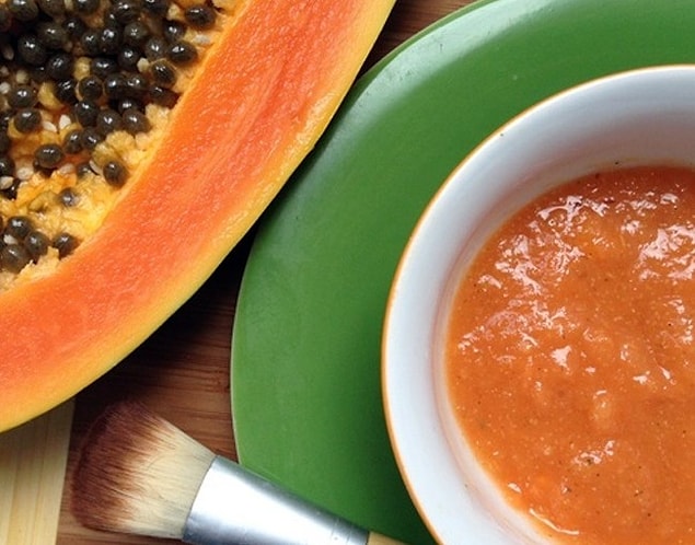 3. Papaya zerdeçal karışımı