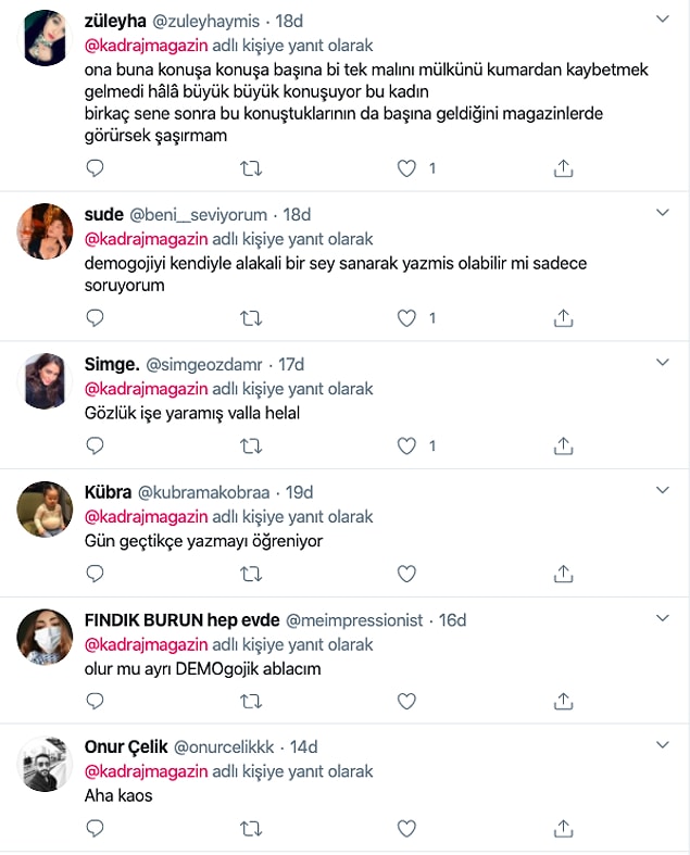 Ve Demet Akalın'a gelen tepkiler...
