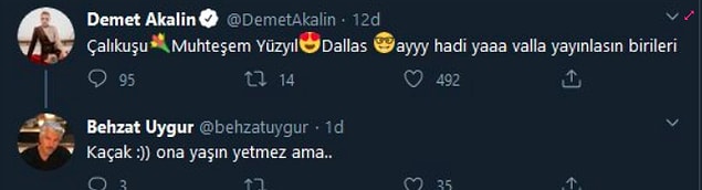 9. Karantina günlerinde evde keyifli vakit geçirmek için çağrıda bulunan Demet Akalın'a, Behzat Uygur'dan cevap geldi.