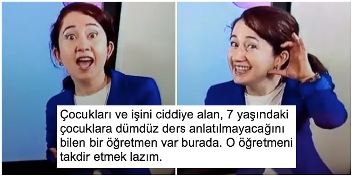 TRT'de Uzaktan Eğitimle İngilizce Dersi Veren Öğretmenin Abartılı Jest ve Mimikleri Eleştirilince Herkes Birbirine Girdi