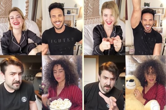 8 Yıl Sonra Yeniden Bir Aradalar: 4 Yüz Grubu 'Kız Kıza' Şarkısına Evlerinden Klip Çekti