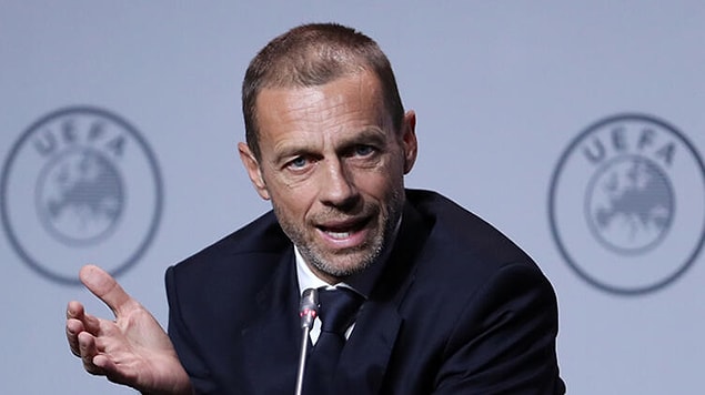 17. UEFA Başkanı Ceferin: "Maçlar tekrar başladığında, seyircisiz oynanacak. Bu bir zorunluluk gibi gözüküyor."