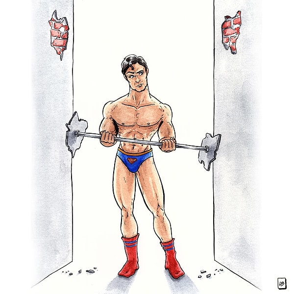 Тренируйтесь дома как Супермэн